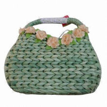 Elegant Straw Bag, Small Flowers Decorated, Colorful Styles Available, Customized Designs Welcomed